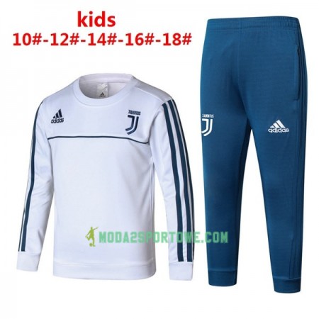 Dziecięcy Juventus Komplet Bluzy Treningowe 2017-18 Biały